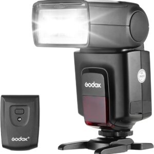 GODOX TT560ⅡUniversal On-Camera Flash Electronic Speedlite + AT-16 2.4G Wireless Trigger Transmitter