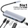 USB Type-C to 5-in-1 USB C Adapter