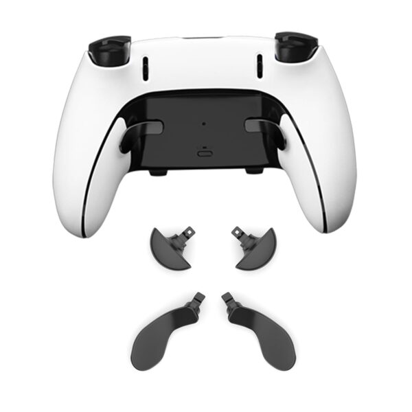 Back Paddles for PS5 Edge Controller, 4PCS Metal Replacement Back Buttons, Interchangeable Button Accessories for PS5 Dualsense Edge Controller