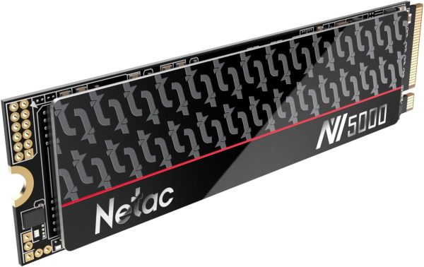 Netac NV5000-t 1TB NVMe 1.4 Internal SSD M.2 PCIe 4.0 High Speeds up to 4800MB/s for PC, PS5, Laptops (3D NAND Flash)