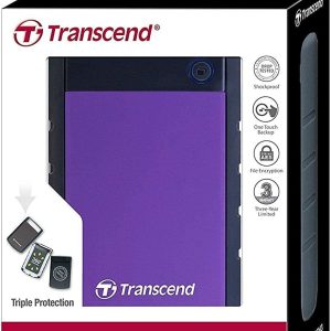 Transcend 4 TB StoreJet 25H3 2.5-inch USB3.0 Rugged External Hard Drive