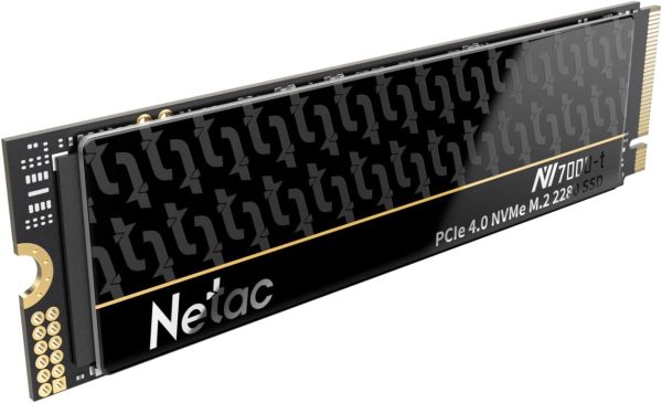 Netac NV7000-t 2TB M.2 NVMe SSD, 2TB, PCIe 4.0, 7300MB/s Read, 6700MB/s Write, Internal Solid State Drive, for Gaming and Video Cutting